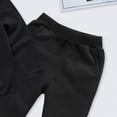 thumbnail image 6 of CAUYDY Children Birthday Outfits for Boy Long Sleeve Top Sweatpants 2Pcs Cute Matching Sets 5Y 6Y 7Y 8Y 9Y 10Y Kids Fall Winter Autumn Clothes Black for Sizes 7-8 Years, 6 of 6