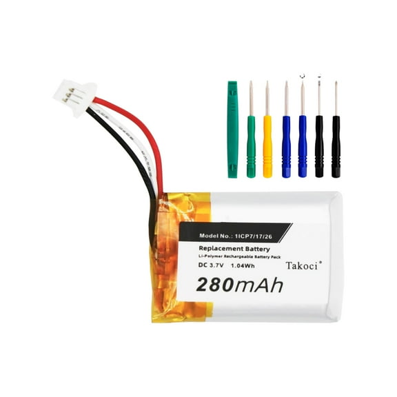 Replacement Battery for  C1241290, Hello, NC5100US, Vido Doorbell Wired 3.7V/280mA