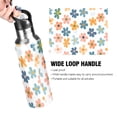 thumbnail image 4 of Yayeee 33oz Insulated Water Bottle Double Wall Stainless Steel with Flip Straw Lid, Colorful Flowers, 4 of 7