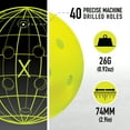 thumbnail image 3 of Franklin Sports Pickleball Starter Set - (2) Aluminum Paddles + (2) Ball Set, 3 of 8
