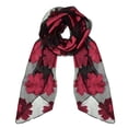 thumbnail image 5 of Summer Fashion Lightweight Floral Embroidered Burnout Scarf, 5 of 10