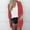 Watermelon Red, variant on Babysbule Fall Jackets for Women OutfitWomen's Color Three Quarter Sleeve Casual Tops Blouse With Pocket Cardigan Women's Tops Blouse