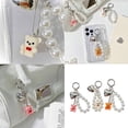 thumbnail image 2 of Fogun Fashionable Bear Beaded Keyrings Pendant Cartoon Keychain Charm Portable Key Adornment Suitable for Key Bag and Purses, 2 of 2