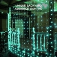thumbnail image 5 of YUNOVA Teal Curtain Lights, 200 LED Remote String Lights with 8 Modes Timer, USB Powered for Indoor Outdoor, Wedding, Party Decor, 5 of 9