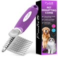 thumbnail image 1 of Cepillo con forma de rastrillo para perros y gatos, caniches y mascotas, de la marca Dematting, 1 of 8