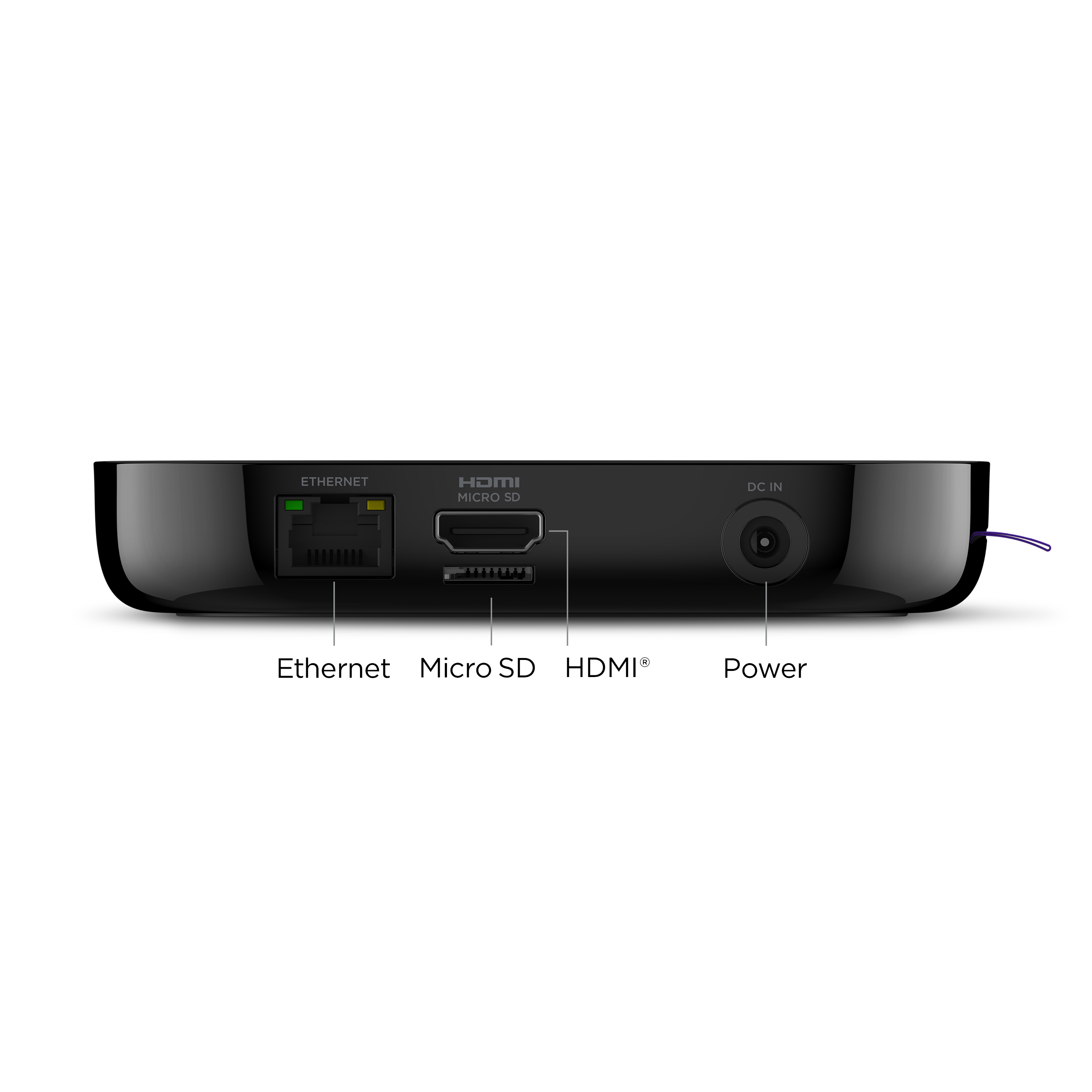 Roku Ultra LT 2019 HD/4K/HDR Streaming Device with Ethernet Port and Roku Voice Remote with Headphone Jack, includes Headphones - image 4 of 12