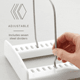 thumbnail image 6 of YouCopia StoreMore Adjustable Bakeware Rack, Baking Pan & Tray Organizer, White, 6 of 7