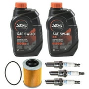 BRP FKOCK10631 XPS Oil Change Kit with Filter O-Ring & NGK Spark Plugs for 2014-2017 Sea
