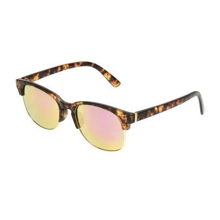Panama Jack Women's Tort Mirrored Club Sunglasses W01