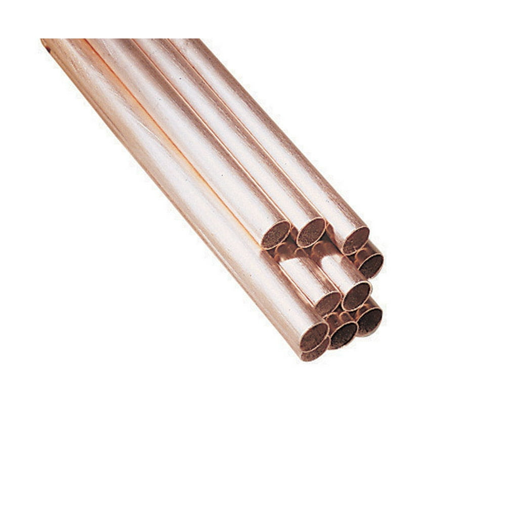 JMF COMPANY 1/2 Dia. x 2 ft. L Copper Type M Tubing - Walmart.com 2 Inch Copper Pipe Type M