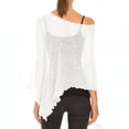 thumbnail image 6 of APEXFWDT Womens Off Shoulder Sheer Cover Ups Lightweight Mesh Shrug Summer Trendy Poncho Tops, 6 of 6