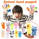 thumbnail image 1 of Juguetes Tiernos animales de terciopelo Fiudx estilo marionetas de dedo para niños, 1 of 7