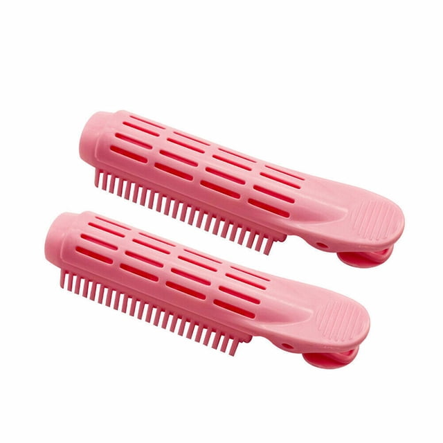 Pinzas para el cabello para mujeres, pinzas para peinar, pinzas para el cabello para niñas, pinzas para permanente de cabello natural, rizador de modelado tridimensional, 2 piezas, la belleza