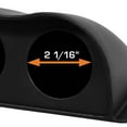 thumbnail image 3 of GlowShift | 52mm Black Universal Triple Gauge Dash Pod with Dome Lip for Cars and Trucks, 3 of 5
