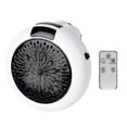 thumbnail image 1 of (blanco) Mini calentador de espacio portátil enchufable de pared, 900 W, 220 V, con ventilador, 1 of 1