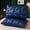 Dark blue, variant on 2PCS Hotel Quality Pinch Pleat Pillow, Breathable & Skin-Friendly Pillow Core, Light Luxury Decorative Pillow, Neck Support & Sleep Enhancing Pillow, Available in Multiple Colors(brown,Queen)