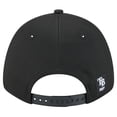 thumbnail image 4 of Men's New Era Black Tampa Bay Rays Pivot 9FORTY Adjustable Hat, 4 of 6