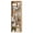 Natural, variant on Costway 6-Tier Bookshelf with Open Shelves, Anti-Tipping Kits for Living Room Bedroom Study Beige