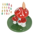 thumbnail image 1 of Mushroom Backflow Incense , Multi Purpose Handcrafted Incense Holder With 20 Incense Cones For Office, 1 of 8