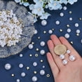 thumbnail image 3 of 990Pcs Bracelet Making Kit Gold Beads Kits 4mm 6mm 10mm White Goden Round Square Heart Star Plastic Pearl Beads for Jewelry Making Necklaces Bracelets Earrings Crafts Gifts DIY Accessories for DIY, 3 of 5