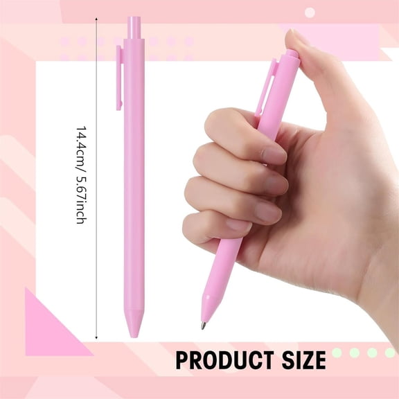 Gel Pens, QIDESHIP Quick Dry Ink Pens, Ballpoint Pens Retractable Writing Cute In Medium Point Mm for Teacher Student Bridal Shower 5Ml