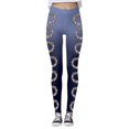 thumbnail image 4 of WILLBEST Leggings para Mujer 2024, Pantalones de Yoga de Cintura Alta para Entrenamiento, Suaves, Elásticos, con Estampado Navideño Y Bloques de Color, Ropa Deportiva Chica, 4 of 4