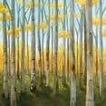 thumbnail image 2 of Milan, Vittorio 12x12 White Modern Wood Framed Museum Art Print Titled - Birch Woods II, 2 of 4