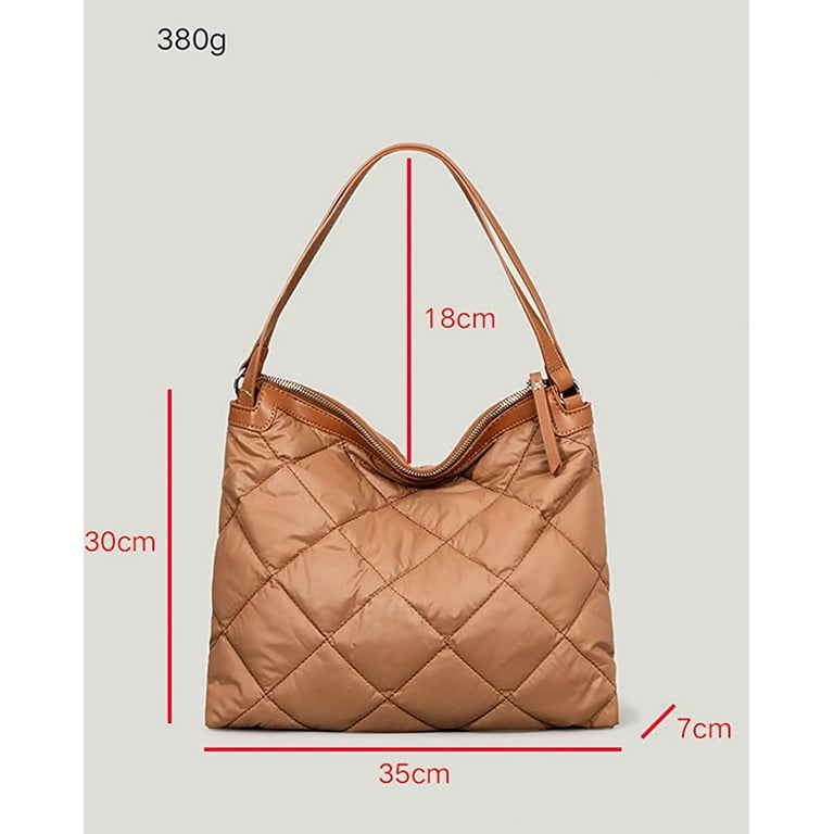 Women's Solid Color Large Capacity Shoulder Bag