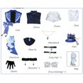 thumbnail image 3 of Disfraz de Cosplay del juego Genshin Impact Focalors, disfraz de Fontaine God of Justice, uniforme elegante, sombrero Vision Hydro, conjunto completo para mujer, 3 of 5