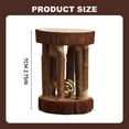 thumbnail image 3 of Xinyat Wood Mini Exercise Chew Hamster Chew Toys,Wooden Pine Guinea Pigs Rats Chinchillas Toys Accessories Care Molar Toy for Bunny Gifts Small, 3 of 8