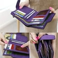 thumbnail image 4 of Inevnen Womens Wallet Small Credit Card Holder Leather Wallet with ID Window Zipper Pocket, 4 of 6