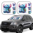 thumbnail image 1 of Cute Cartoon Stitch Car Windshield Sunshade Automotive Sun Shade for Cars SUV Trucks Keep Vehicle Cool-Small, 1 of 6