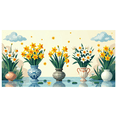 thumbnail image 1 of Floral Tulip Backdrop Banner with Spring Flowers for Garden Party Wedding Decoration Event Background Photography Prop Neon Decors Celebration, 1 of 4