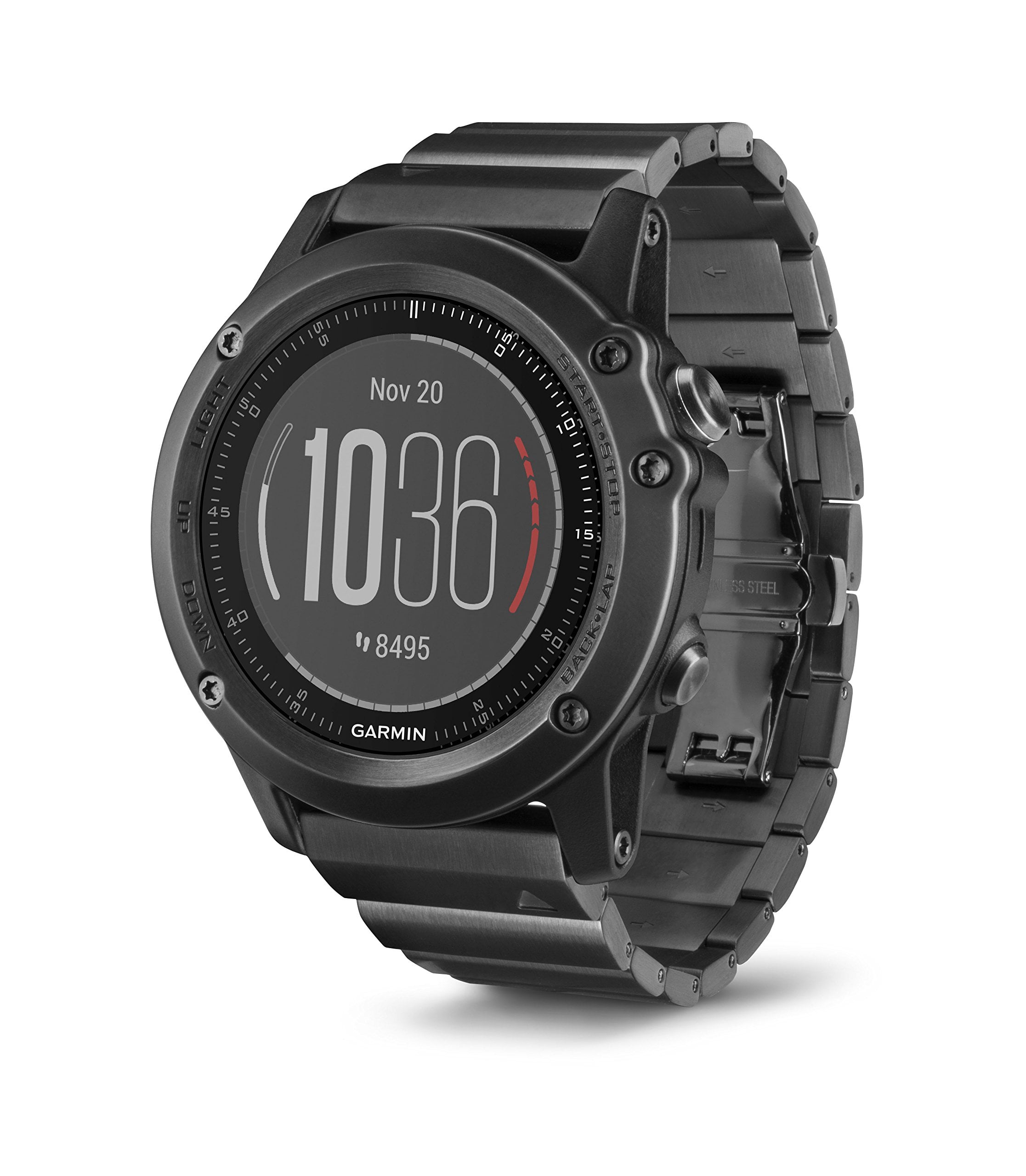 Garmin 010-01338-7C Gps Watch, Fenix 3 Hr Sapphiregrey sstls by Garmin