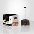 thumbnail image 3 of Xtricity - Pendant Light, 11.8 '' Width, From The Kimberly Collection, Black and Gold, 3 of 3