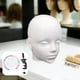 thumbnail image 5 of Cabeza de maniquí calva, regalo, accesorio profesional multifuncional para hacer pelucas. Blanco, 5 of 9