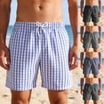 thumbnail image 2 of Kcolen Mens Swim Trunks 7 Inch Inseam,Elastic Waist Drawstring Men Swim Shorts Light Upf Mens Bathing Suit Summer Beach Swimwear, 2 of 6