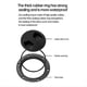 thumbnail image 3 of Escotillas de Inspección Redondas Antideslizantes Negras, Listas para Usar en Embarcaciones, con Tapa Desmontable - Tapa de Acceso de ABS con Tornillos para Kayak A, 3 of 5