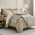 thumbnail image 4 of Levtex Home - Adare Taupe - Throw - Bordered Floral - Taupe, Grey and Cream -Quilted Throw (50x60in.) - Cotton, 4 of 6