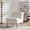 Ivory, variant on Armless Accent Chair, Upholstered Chair, Velvet Accent Chair with Black Metal Legs, Black for Living Room, Bedroom, Office