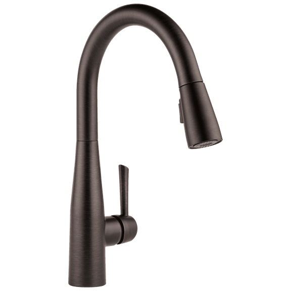 Open Box Delta Essa Single Handle Pull-Down Kitchen Faucet in Venetian Bronze 9113-RB-DST