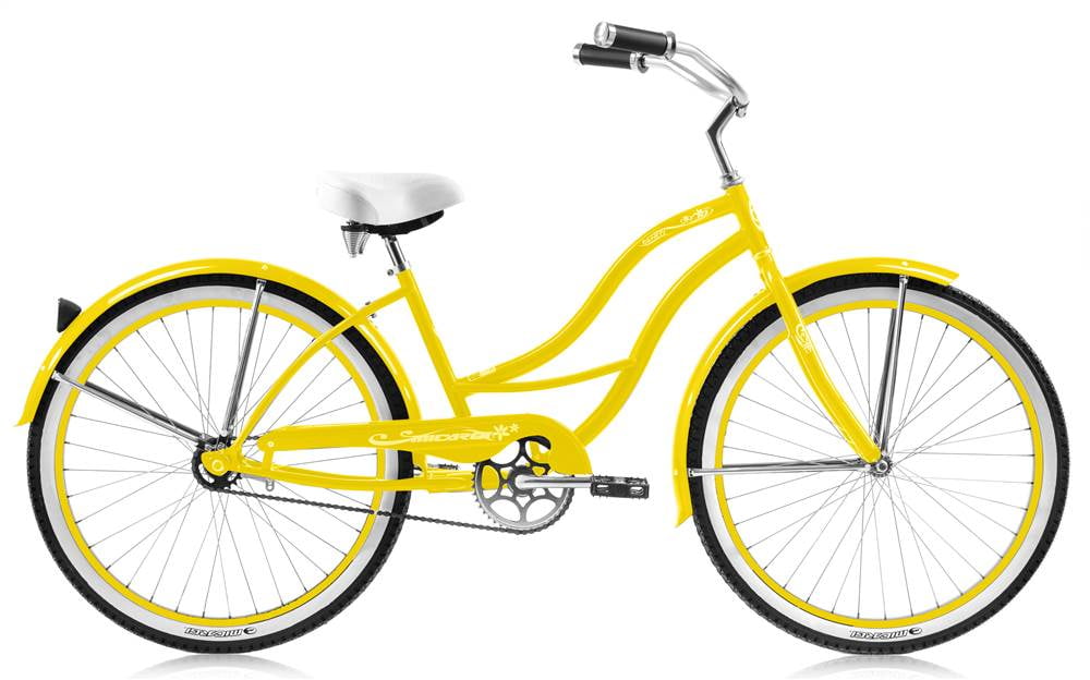 walmart yellow cruiser bike