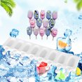 thumbnail image 4 of Molde de barra de silicona para helado de 8 cavidades fabricante de postres congelados pastel de Chocolate bandeja para paletas moldes para  de hielo palos no incluidos Anggrek Otros, 4 of 8