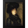 thumbnail image 2 of Weir, J Alden 12x14 Black Modern Framed Museum Art Print Titled - Girl in Black, 2 of 5