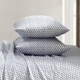 thumbnail image 4 of Brielle Home Printed Cotton Sateen Sheets Collection, 4 of 6