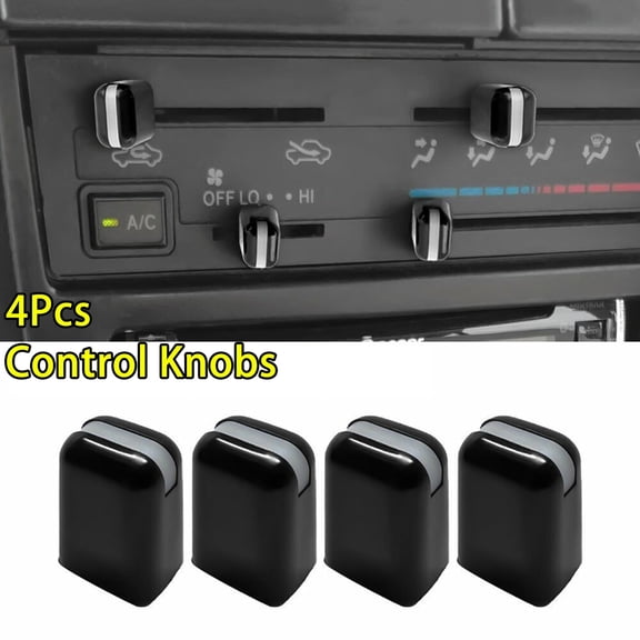 4x Car AC Heater Climate Control Knobs For Toyota Pickup Truck 4Runner 1984-2002