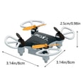 thumbnail image 3 of Drones on Clearance, Product Intelligence Dinggao Mini Drone No Aerial Photography No Camera Aircraft Toy Model Aircraft Four Remote Control Aircraft 723, 3 of 9