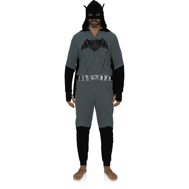 Batman Adulte Costume d'Union Hommes et Femmes Drop Siège Pyjama Wearing Body