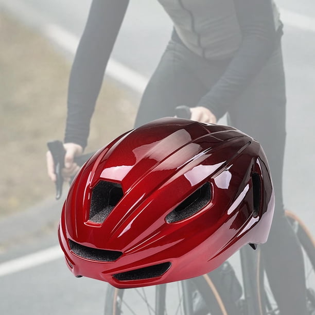 Casco de bicicleta Sharpla Rojo con correa ajustable para barbilla
