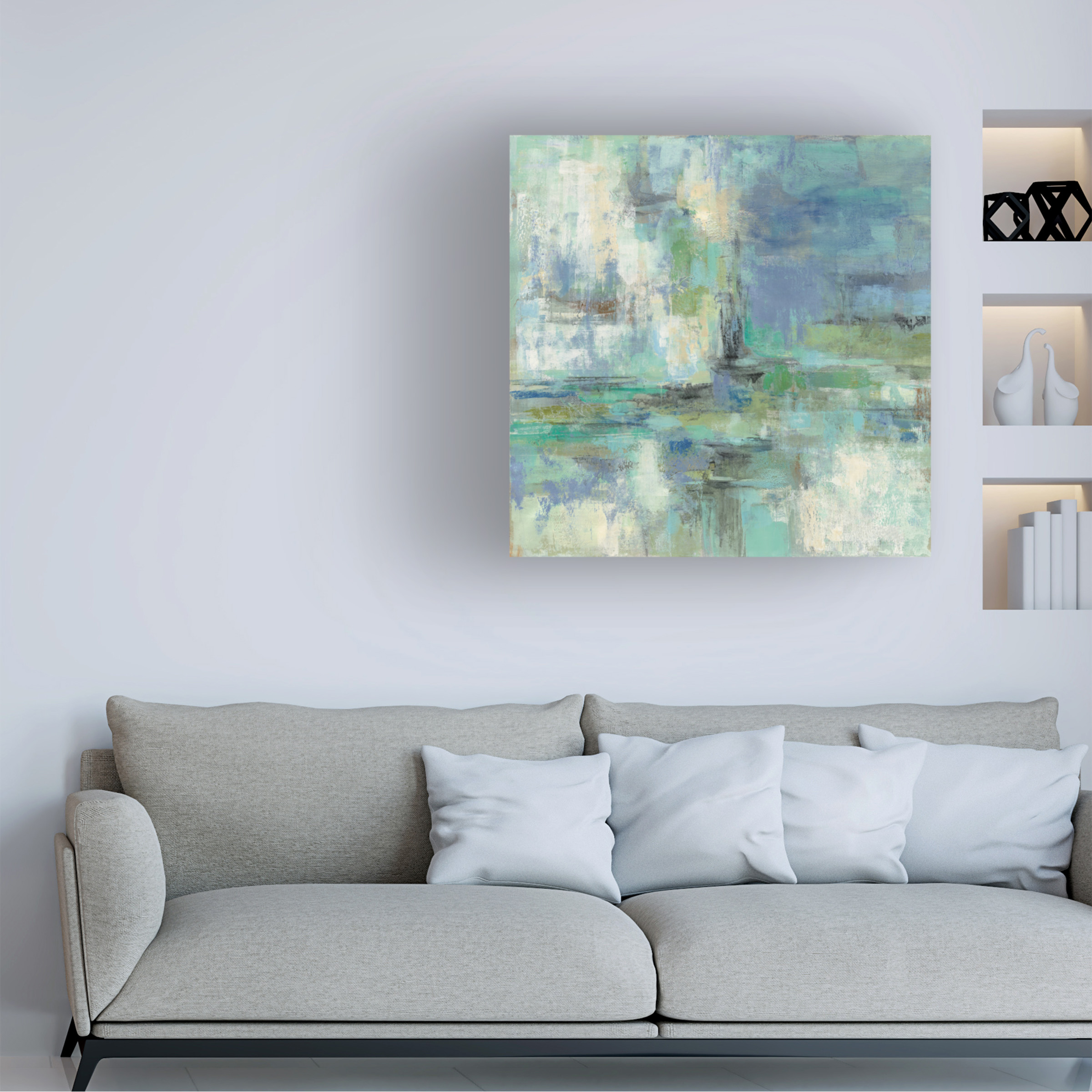 Trademark Fine Art 'Morning Port' Canvas Art by Silvia Vassileva